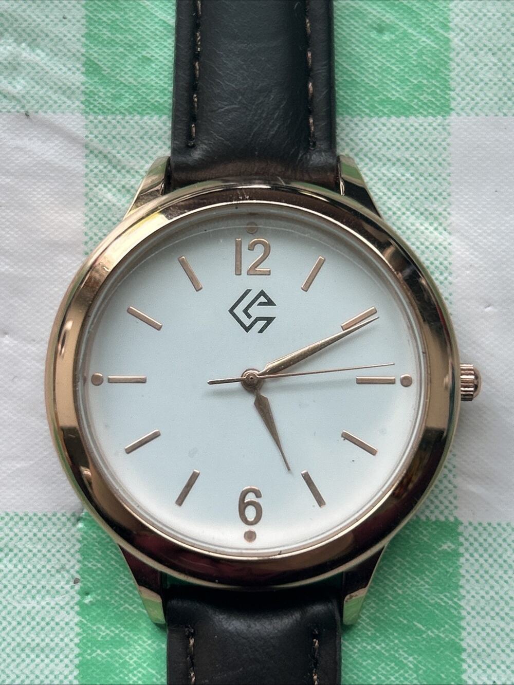 CG Rose Gold Tone Brown Band Quartz Watch